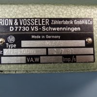 Брояч механичен IRION VOSSELER M275, снимка 7 - Резервни части за машини - 31802303