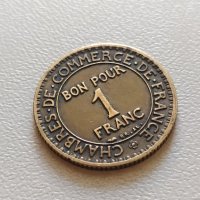 1 франк 1924 Франция, снимка 2 - Нумизматика и бонистика - 42083731