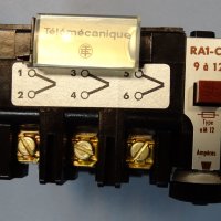 термично реле Telemecanique RA1-CB912 9-12A thermal relay, снимка 6 - Резервни части за машини - 37506307