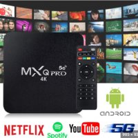 Промо █▬█ █ ▀█▀ Нови 4K Android TV Box 8GB 128GB MXQ PRO Android TV 11 /9 wifi play store, netflix , снимка 14 - Друга електроника - 39361666