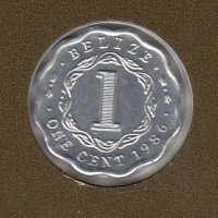 1 цент 1986, Белиз, снимка 1 - Нумизматика и бонистика - 38655591
