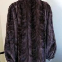 Палто от норка визон кафяво, снимка 7 - Палта, манта - 30935329