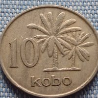 Монета 10 кобо 1973г. Нигерия много красива за КОЛЕКЦИЯ 41155, снимка 1 - Нумизматика и бонистика - 42802769