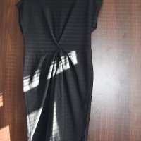 Черна рокля F&F, размер 46, снимка 5 - Рокли - 39481550