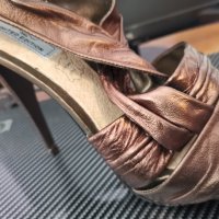 обувки New Look, лимитирани. Естествена кожа, размер 39, височина на тока 12.5 см , снимка 2 - Дамски боти - 44369417