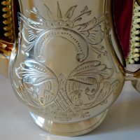 Английска кана,чайник,никелово сребро,маркировка. , снимка 4 - Антикварни и старинни предмети - 30702235