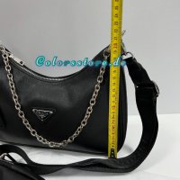 Черна чанта Prada  код DS120, снимка 3 - Чанти - 31874781