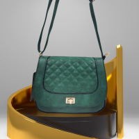 Стилна дамска чанта с капитониран ефект от еко к. в елегантен дизайн - различни цветове, снимка 2 - Чанти - 44632518