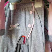 Бебешка блузка с панталонки, розов цвят, снимка 1 - Комплекти за бебе - 38469974