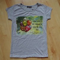 XS-S Нова дамска тениска със забавен надпис, снимка 2 - Тениски - 33989371