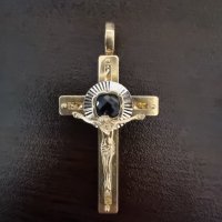 Златен кръст, снимка 2 - Колиета, медальони, синджири - 39048166