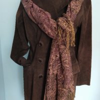 Дамски елегантен блейзър тип манто / преходно палто / от естествен велур "Pauw" design, снимка 2 - Палта, манта - 16208964