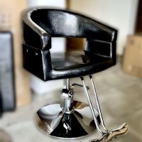 5 модела фризьорски столове с маслен крик, табуретка и измивна колона, снимка 14 - Фризьорски столове - 42164052