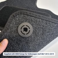 Мокетни стелки за кола - VW Golf MK7 2013-2019, снимка 5 - Аксесоари и консумативи - 42807366
