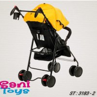Лятна количка Zi Caspar, жълта, снимка 2 - Детски колички - 38242937