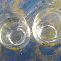 Две немски стъклени чашки стограмки, снимка 2 - Други ценни предмети - 40123180