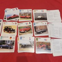 Колекционерски картички с автомобили , снимка 7 - Колекции - 42318345