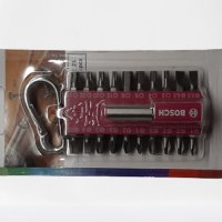 Bosch Комплект накрайници и магнитен държач с карабинер 21 части, 2607012000, снимка 5 - Отвертки - 38829804