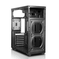 Кутия за компютър Makki 1609 Черна с RGB Подсветка ATX Middle Tower  , снимка 2 - Други - 33772363