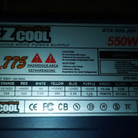 Продавам ATX захранване за PC- EZcool ATX-550 JSP 550W, снимка 1 - Захранвания и кутии - 44748235