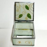 Кутийка за бижута от рисувано стъкло, снимка 2 - Други - 29392684