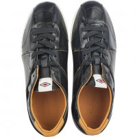 Мъжки черни кожени обувки Umbro Vulc Low, снимка 3 - Маратонки - 30520728