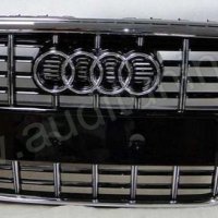 Решетка за Ауди Audi A4-S4 б8 b8 2009 2010 2011 черна хром, снимка 5 - Тунинг - 32038907