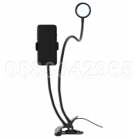 НОВИ! Селфи ринг лампа LED VLOGGING стойка за телефон 2в1, снимка 1 - Селфи стикове, аксесоари - 36502218