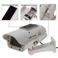 Фалшива камера със соларен панел за външен монтаж, снимка 5 - Други - 29364991