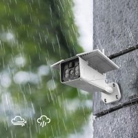 Смарт охранителна камера PST-SC216, 2.0Mp, Соларен панел, Външен монтаж, Wi-Fi, Tuya Smart, Бял