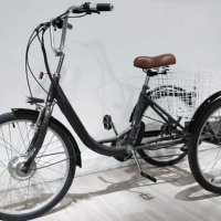 Електрически Хибриден Триколесен Велосипед за възрастни и юноши, снимка 2 - Велосипеди - 38975524