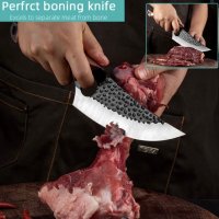 кухненски нож месарски месо риба сигурен захват неръждаема стомана, снимка 7 - Ножове - 42117955