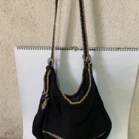 Плетена дамска чанта, снимка 1 - Чанти - 39892103