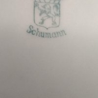 Bavaria Schuman porcelain! Бяло с оранжев кант!, снимка 6 - Сервизи - 42919673