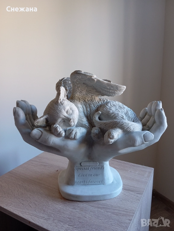 Градинска фигура на котка или за дома много добро запазено състояние , снимка 1