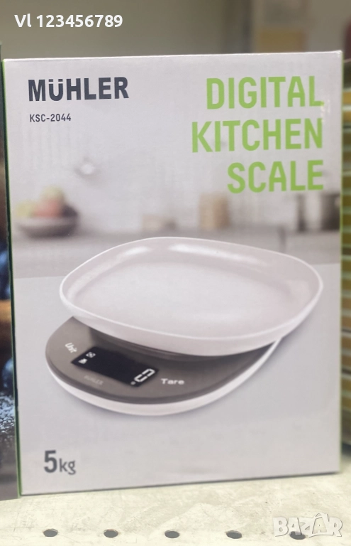 Кухненска везна с купа Muhler KSC-2044 / 5кг, снимка 1