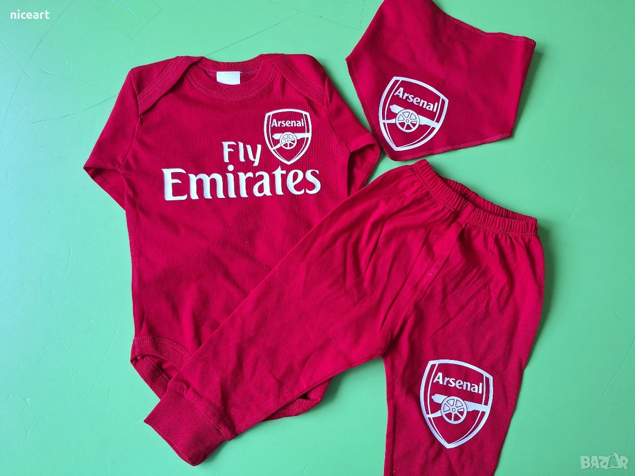 Бебешки комплект Арсенал, снимка 1