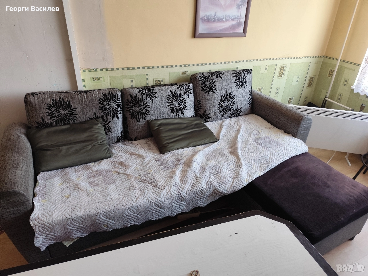 Разтегателен диван за хол, снимка 1