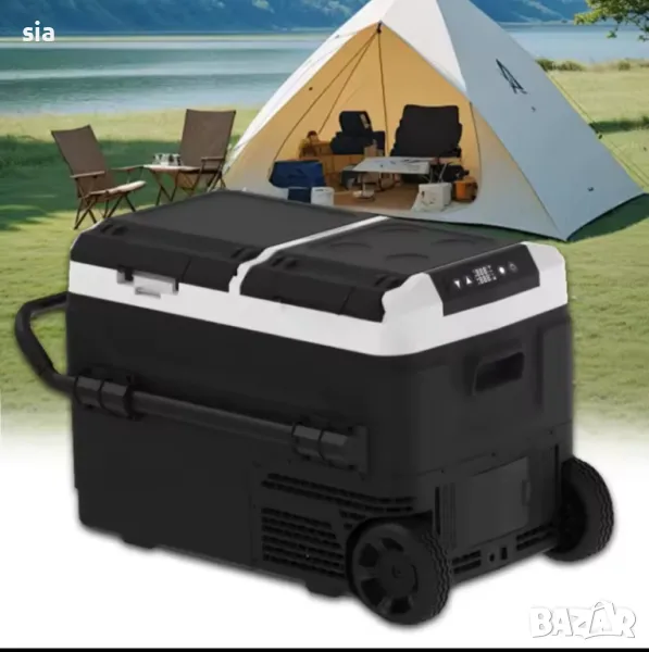Хладилник с фризер и компресор,40,50 и 60литра, 12-24-220V, снимка 1
