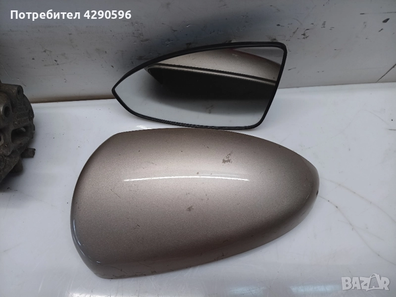 Стъкло за ляво огледало и капачка /капак/ Chevrolet Cruze / Шевролет Круз, снимка 1