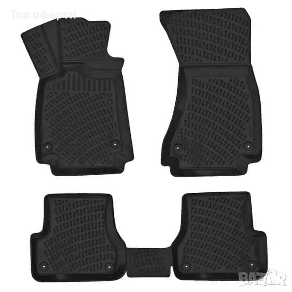 Гумени стелки RizLine съвместими с Audi A6 12-18, снимка 1