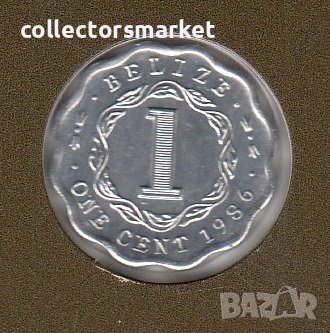 1 цент 1986, Белиз, снимка 1