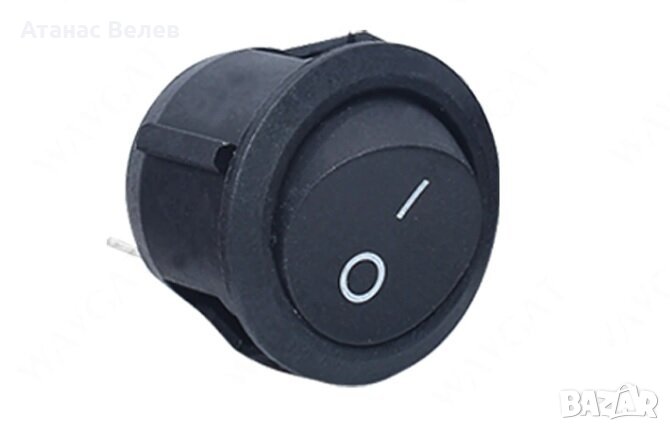 Кръгъл прекъсвач за панел, снимка 1