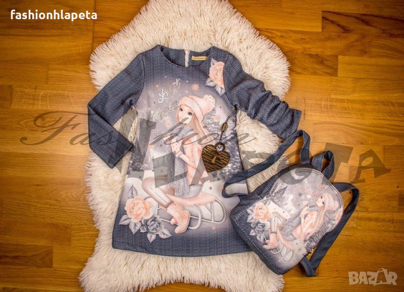 Детска рокля + раница, снимка 1