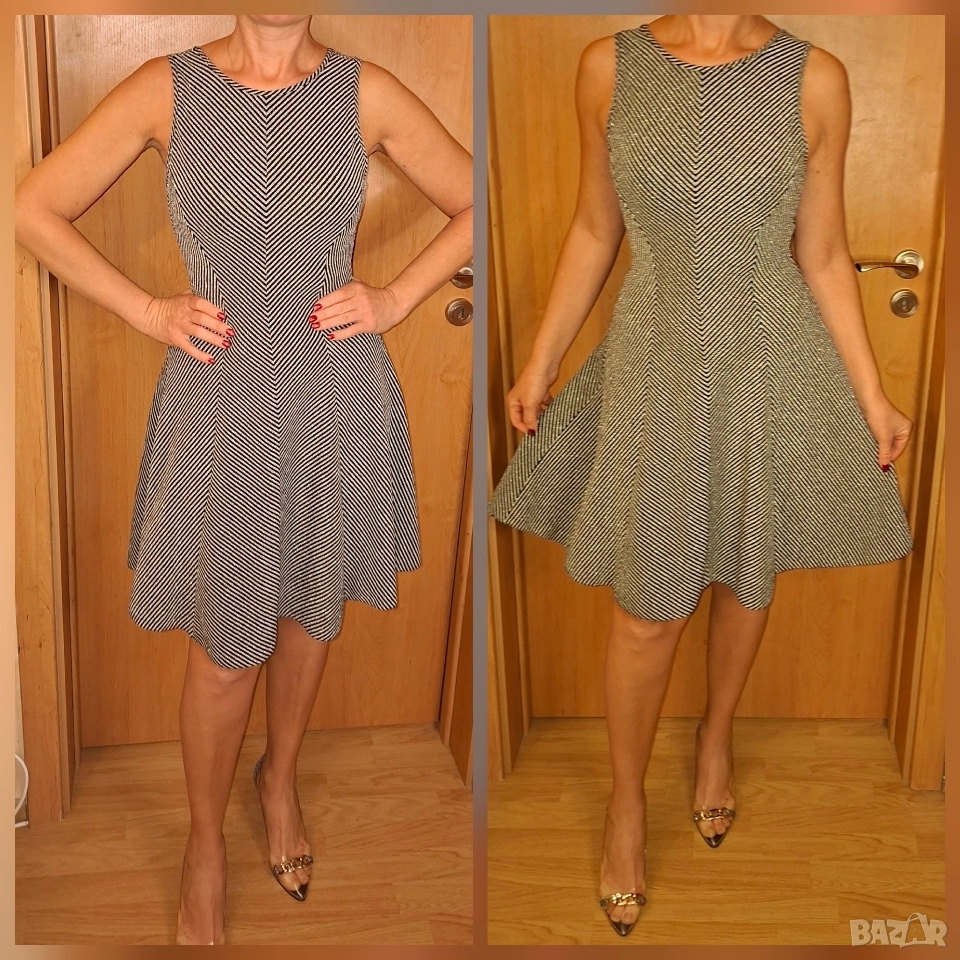 Официална нова рокля сребриста Fervente , снимка 1