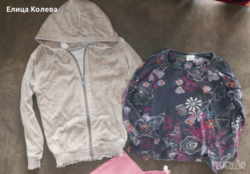 Суитчер и блуза за момиче 116-122 см, снимка 1