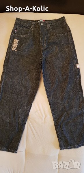 Vintage 90s SOUTH POLE Denim Jeans Hip Hop Embroidered, снимка 1
