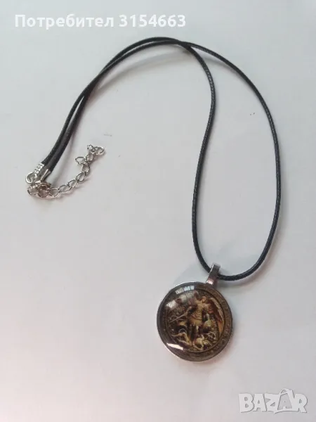 Медальон с Архангел Михаил , снимка 1