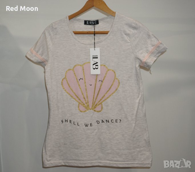 Дамска тениска Answear LAB Shell We Dance с етикет Размер M, снимка 1