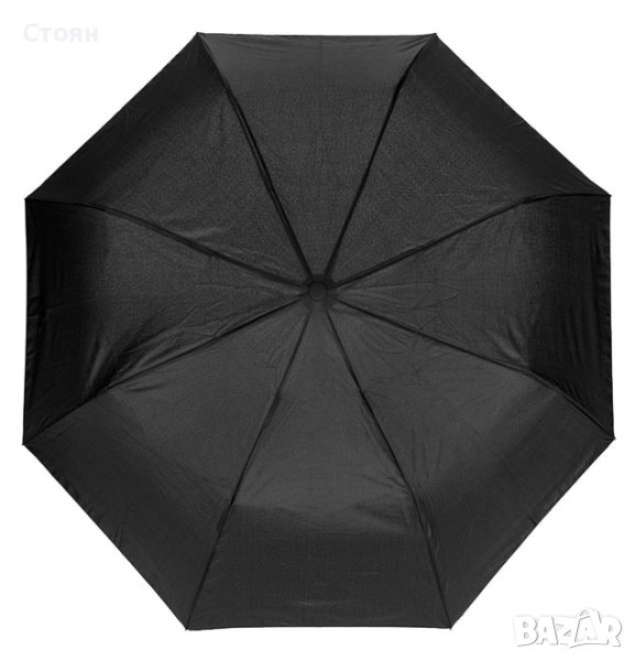Чадър за дъжд Автоматичен черен 31см, снимка 1